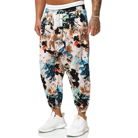Pantalones Harem Étnicos para Hombre en Algodón y Lino - Image 4