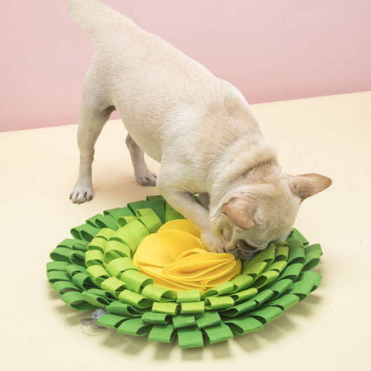 Tapete Interactivo de Flores para Enriquecimiento y Olfato de Mascotas