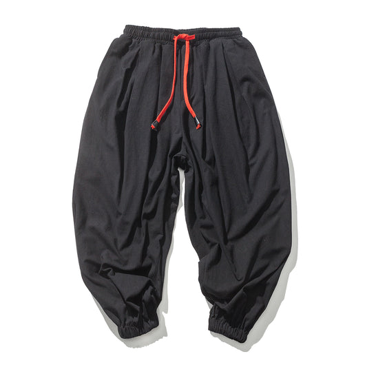 Pantalones Holgados de Algodón y Lino Cuatro Estaciones para Hombre - Image 5