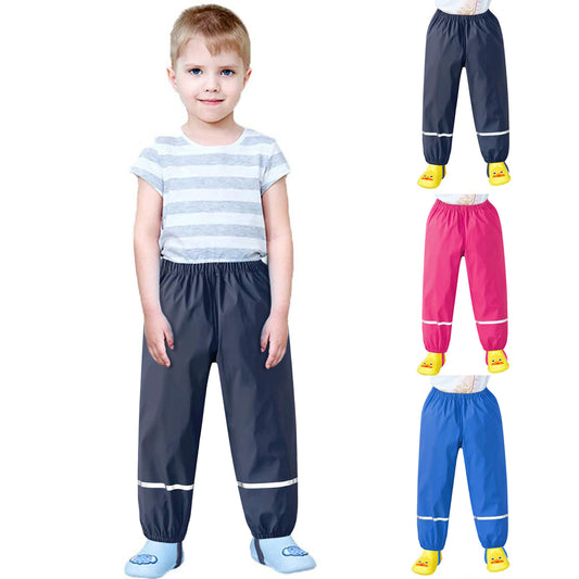 Conjunto Impermeable para Niños - Pantalón y Chaqueta Resistente al Agua