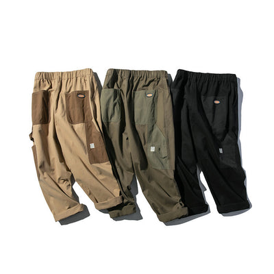 Overol Hombre Estilo Americano con Bolsillos Contrastados - Image 11