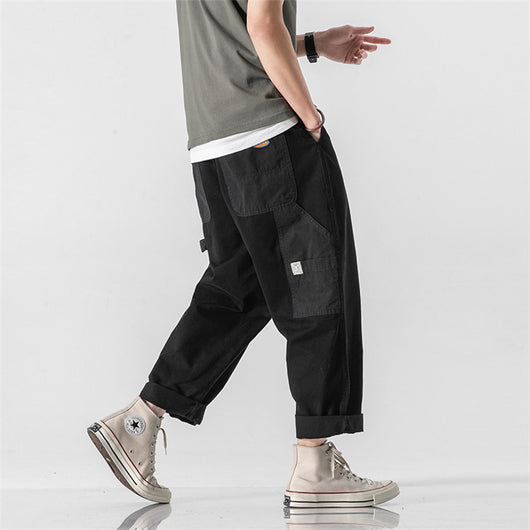 Overol Hombre Estilo Americano con Bolsillos Contrastados - Image 10