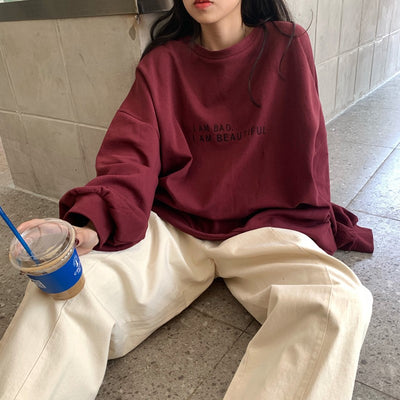 Sudadera Suelta Estilo Coreano para Mujer - Abrigo Versátil - Image 4