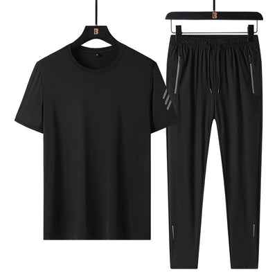 Pantalones Cortos de Seda de Hielo Deportivos Talla Grande - Image 14