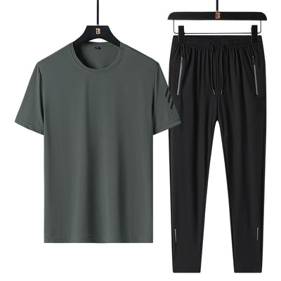 Pantalones Cortos de Seda de Hielo Deportivos Talla Grande - Image 3