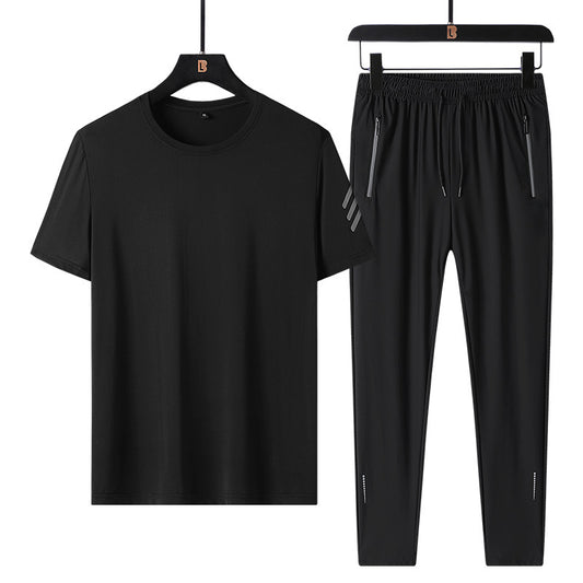 Pantalones Cortos de Seda de Hielo Deportivos Talla Grande