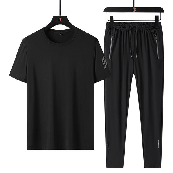 Pantalones Cortos de Seda de Hielo Deportivos Talla Grande