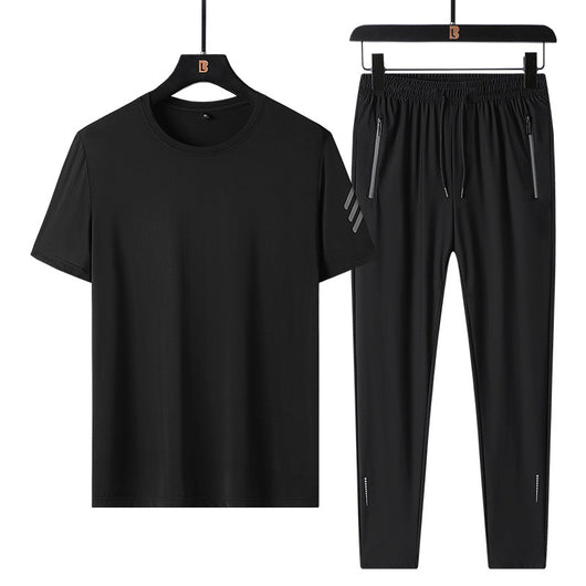 Pantalones Cortos de Seda de Hielo Deportivos Talla Grande
