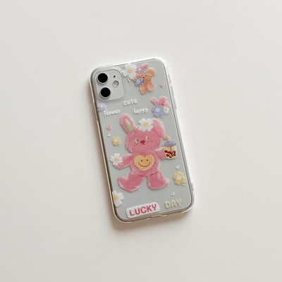 Funda para iPhone con Diseño Artístico de Conejo y Té de Leche - Image 10