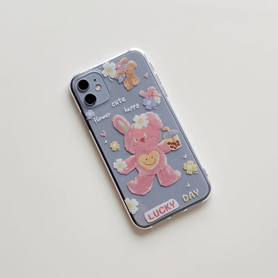 Funda para iPhone con Diseño Artístico de Conejo y Té de Leche - Image 9