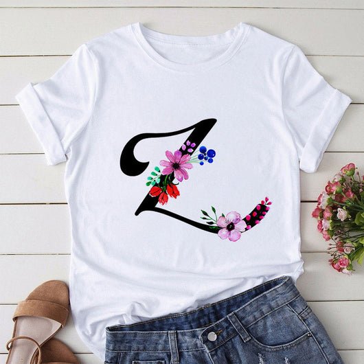 Blusa Estampada Cuello Redondo Manga Corta Europeo Americano para Mujer - Image 7