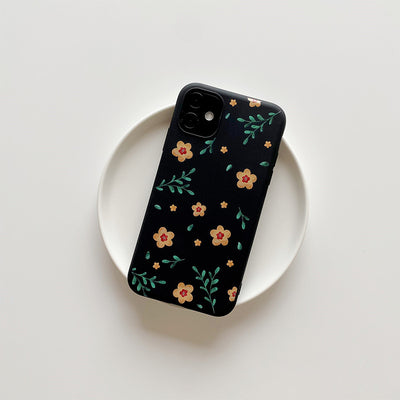 Funda Retro Flores Pequeñas Compatible con Apple