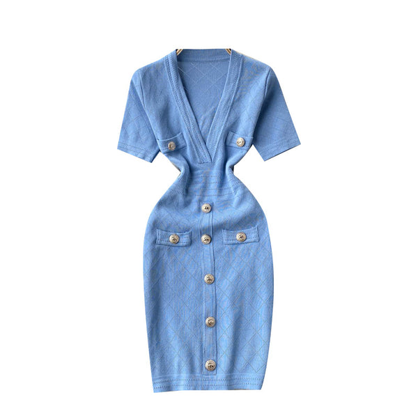 Vestido Tejido Hip Bag Design Sense para Mujer