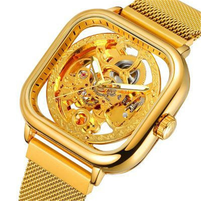 Reloj Automático Mecánico Esqueletizado para Hombre
