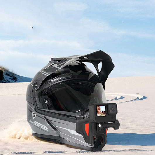 Soporte de Casco para Moto - Montaje de Barbiquejo GoPro