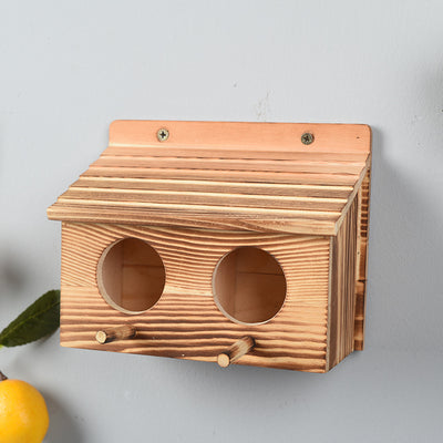 Jaula para Pájaros con Aislamiento de Madera Maciza - Image 4
