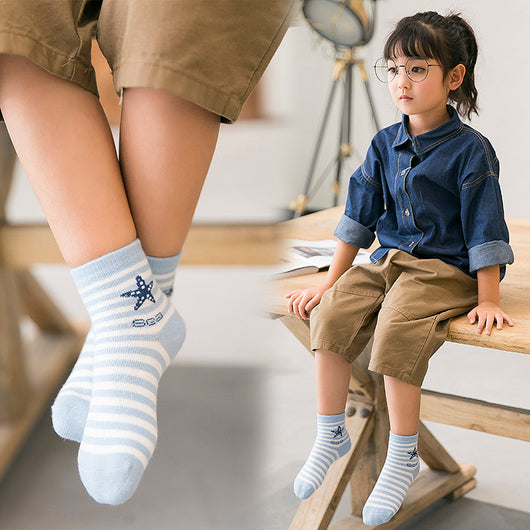 Calcetines Infantiles de Algodón con Diseño Oceánico - Image 9