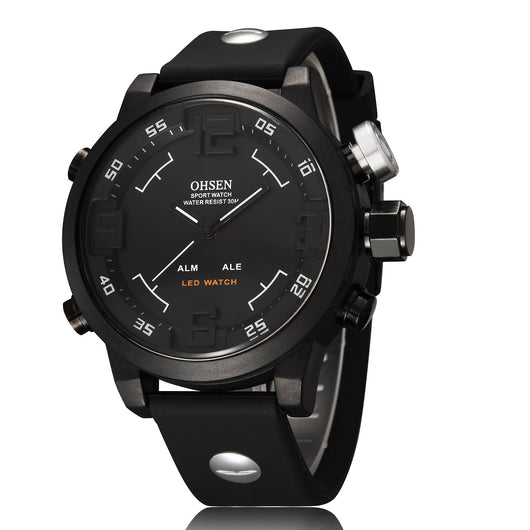 Reloj Deportivo LED Dual Display con Pantalla Grande y Correa de Silicona - Image 3