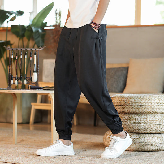 Pantalones Casuales Estilo Asiático para Hombre - Image 3
