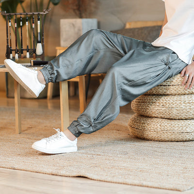 Pantalones Casuales Estilo Asiático para Hombre - Image 4