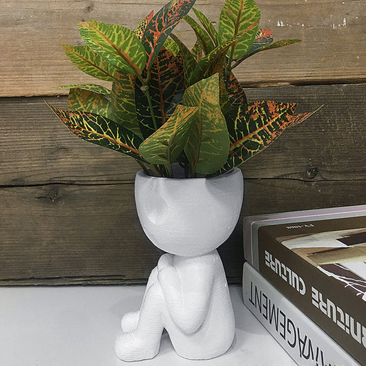 Maceta Cerámica Decorativa Árbol Hombre - Figura Nórdica para Suculentas y Plantas - Image 13