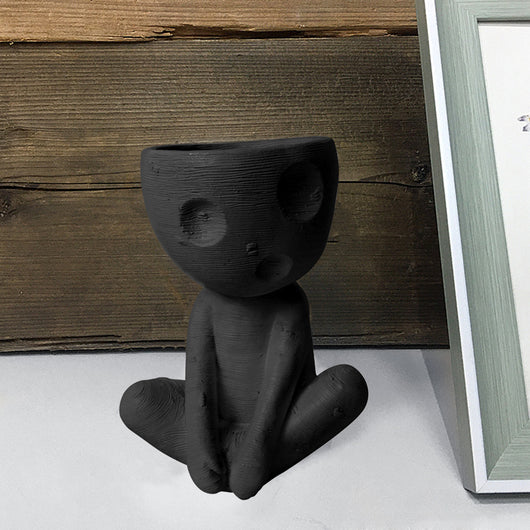 Maceta Cerámica Decorativa Árbol Hombre - Figura Nórdica para Suculentas y Plantas - Image 16