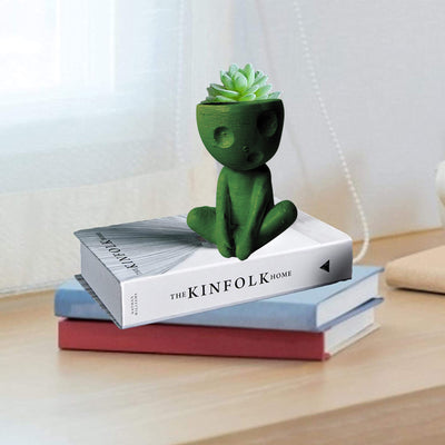 Maceta Cerámica Decorativa Árbol Hombre - Figura Nórdica para Suculentas y Plantas - Image 18