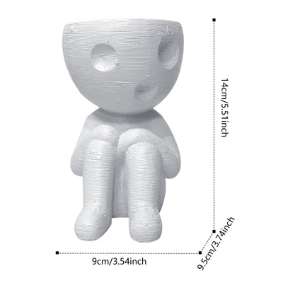 Maceta Cerámica Decorativa Árbol Hombre - Figura Nórdica para Suculentas y Plantas - Image 20