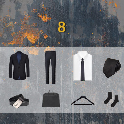 Traje de Negocios de Tres Piezas para Hombre - Image 12