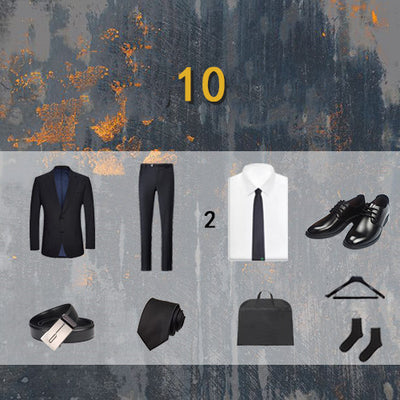 Traje de Negocios de Tres Piezas para Hombre - Image 4