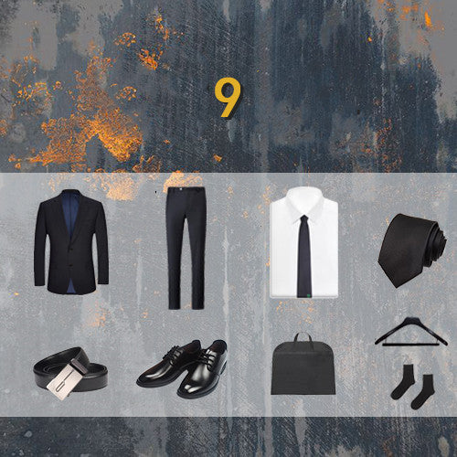 Traje de Negocios de Tres Piezas para Hombre - Image 7