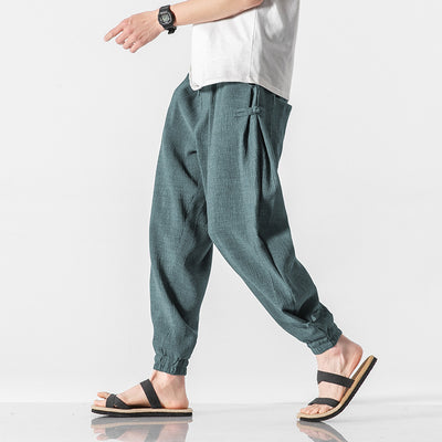 Pantalones de Lino Estilo Chino Ligeros para Verano - Image 8