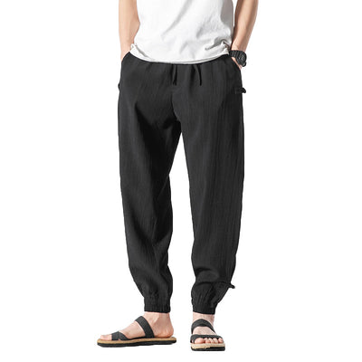 Pantalones de Lino Estilo Chino Ligeros para Verano - Image 10