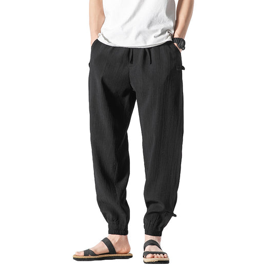 Pantalones de Lino Estilo Chino Ligeros para Verano - Image 10