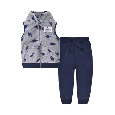 Conjunto Infantil Cardigan Dos Piezas con Cierre - Image 7