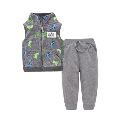 Conjunto Infantil Cardigan Dos Piezas con Cierre - Image 11