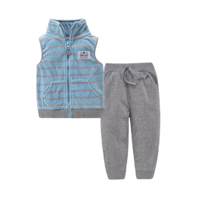Conjunto Infantil Cardigan Dos Piezas con Cierre - Image 3