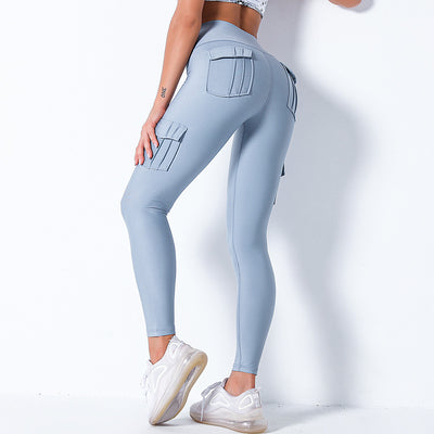 Leggings Deportivos Cintura Alta con Bolsillos y Contraste de Costuras - Image 7