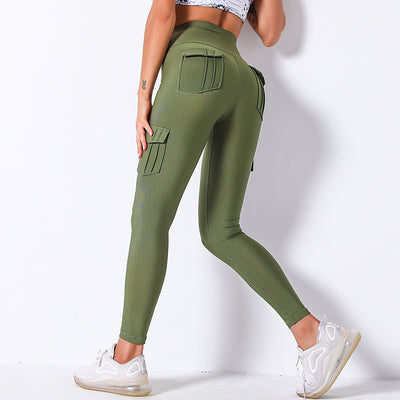 Leggings Deportivos Cintura Alta con Bolsillos y Contraste de Costuras - Image 8
