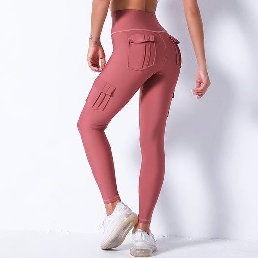 Leggings Deportivos Cintura Alta con Bolsillos y Contraste de Costuras - Image 2