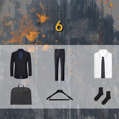 Traje de Negocios de Tres Piezas para Hombre - Image 9