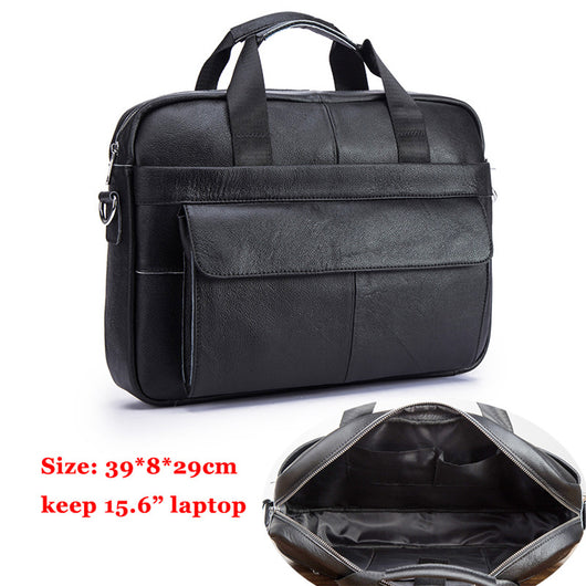 Bolsa Mensajera de Cuero Genuino Premium para Hombre - Image 8