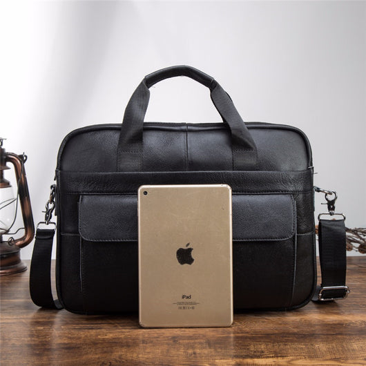 Bolsa Mensajera de Cuero Genuino Premium para Hombre - Image 5