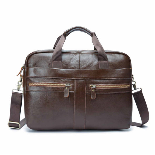 Bolsa Mensajera de Cuero Genuino Premium para Hombre - Image 4