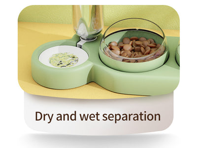 Comedero Automático Doble para Gatos y Perros con Fuente de Agua y Base Elevada - Image 17