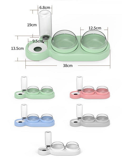 Comedero Automático Doble para Gatos y Perros con Fuente de Agua y Base Elevada - Image 25