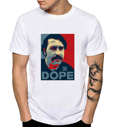 Camiseta de Manga Corta con Impresión Digital 3D
