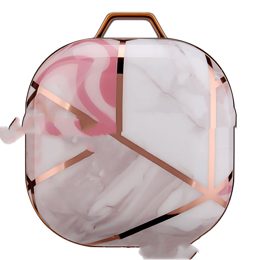 Funda Protectora para Auriculares con Diseño Mármol Púrpura y Acabado Dorado - Image 28