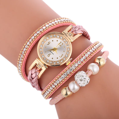 Reloj de Dama Elegante con Cristales Diamantados, Pantalla Digital Cuarzo - Image 6