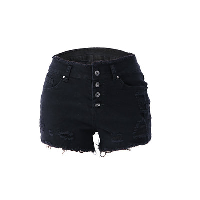 Jeans para Mujer con Botones y Flecos Desflecados - Image 3